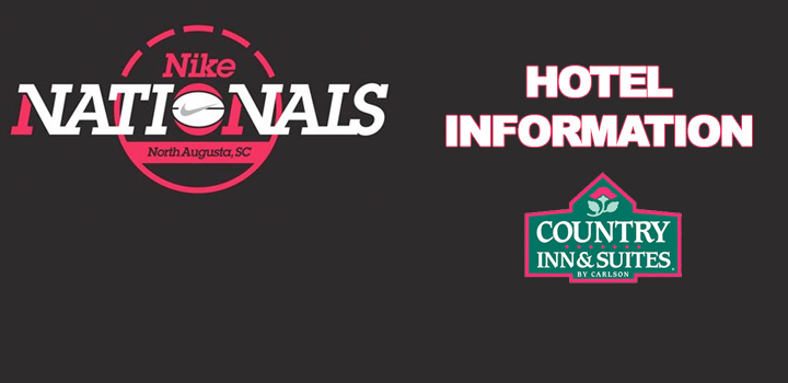 Hotel Information for Nike Nationals / PSB Elite 32 Summer Jam – Augusta, South Carolina