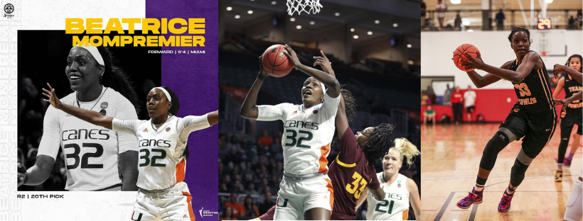 Beatrice Mompremier Selected by the Los Angeles Sparks in the WNBA Draft
