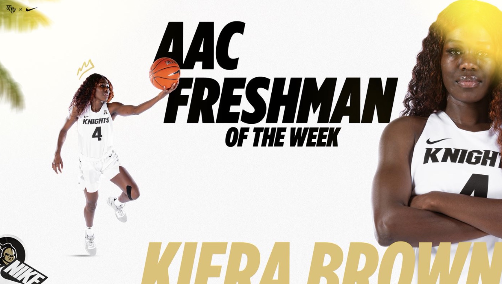 Kiera Brown Named AAC Freshman of the Week