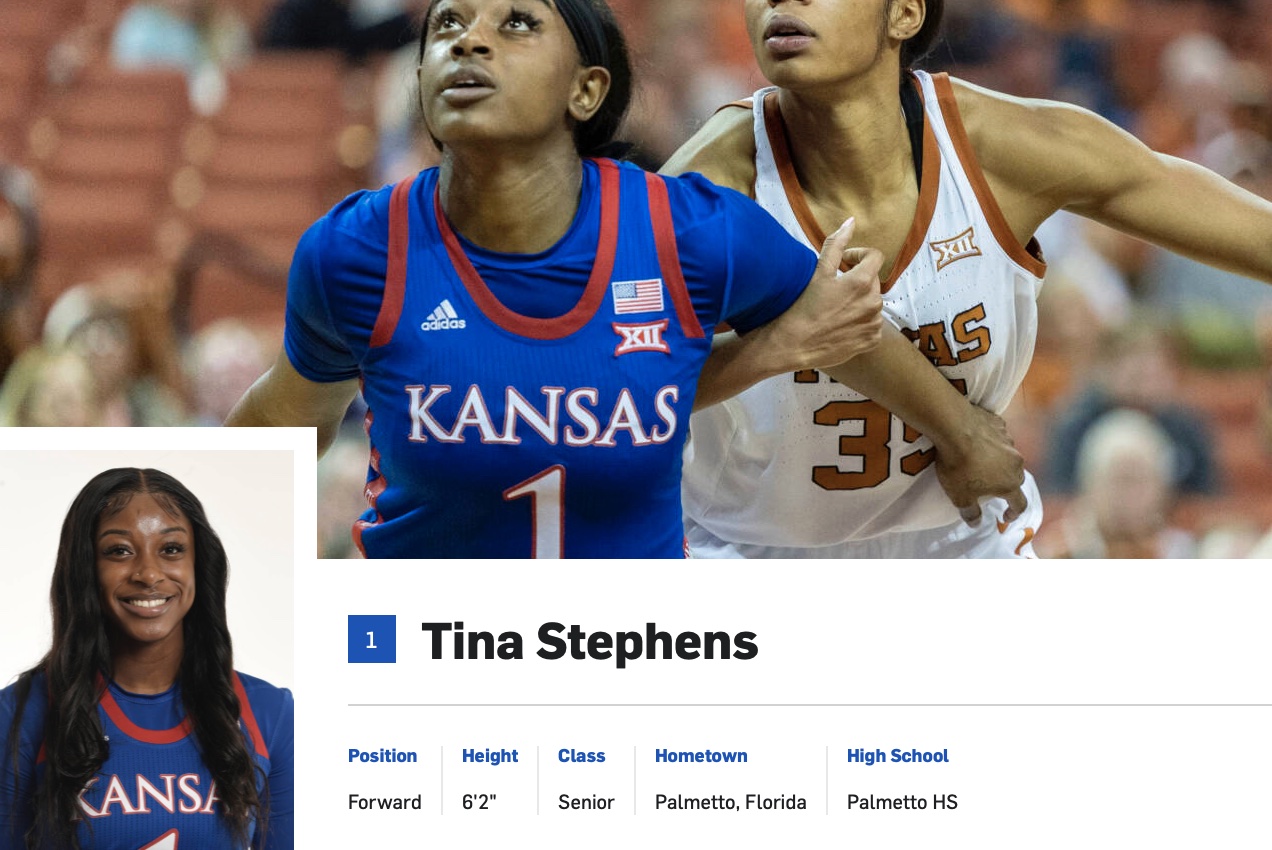 Tina Stephens Scores Career High 14 Points for Kansas in Win