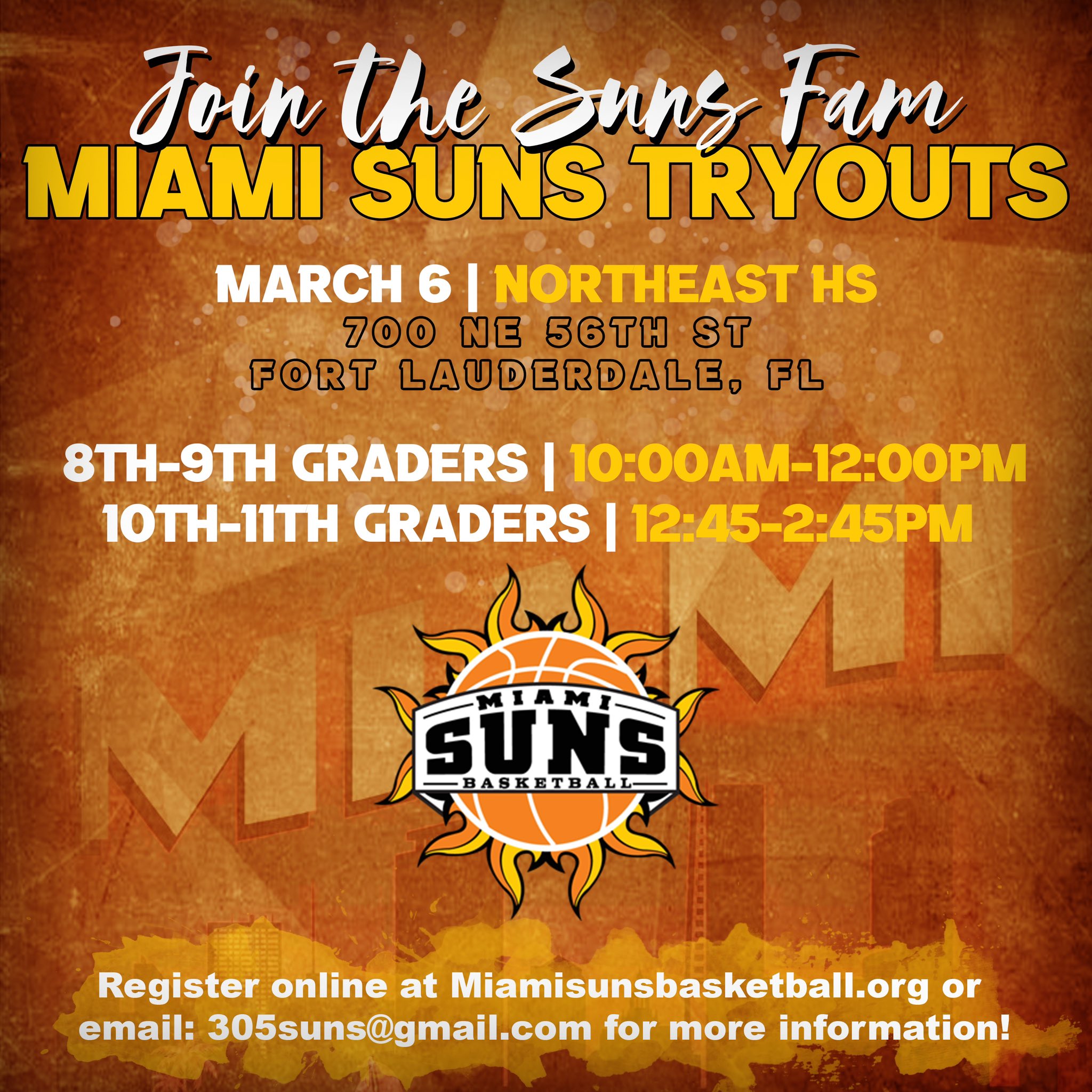 2021 Miami Suns Tryout