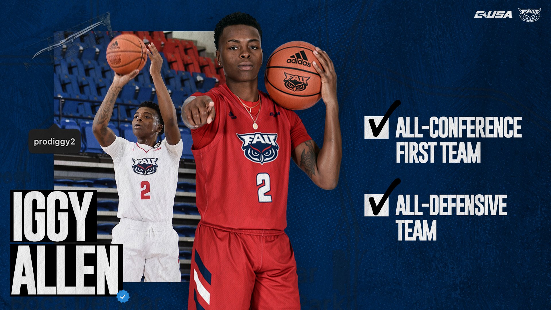 Allen Named to All-C-USA All-Conference First Team and All-Defensive Team