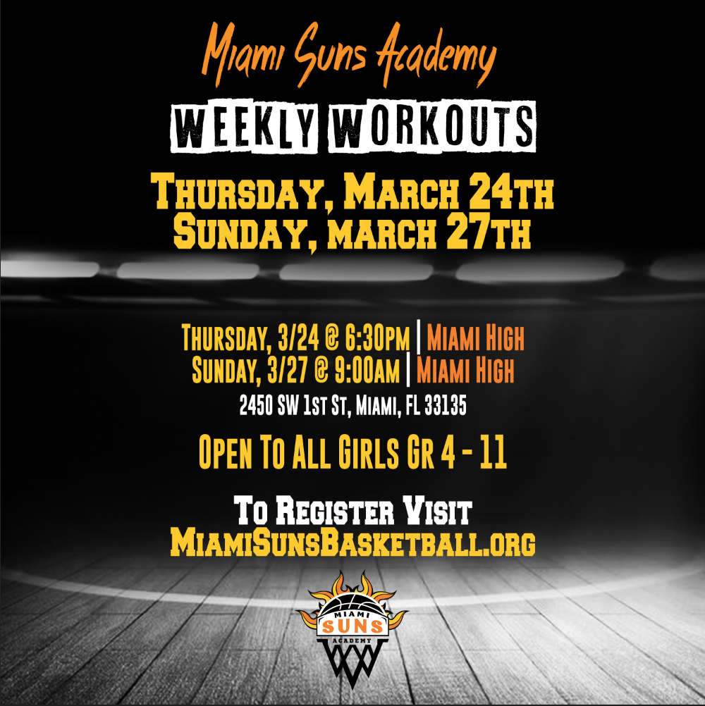 Suns Academy Weekly Workout #2: March 2022