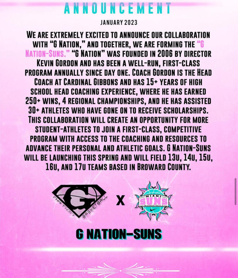 Miami Suns- OG Nation Collaboration