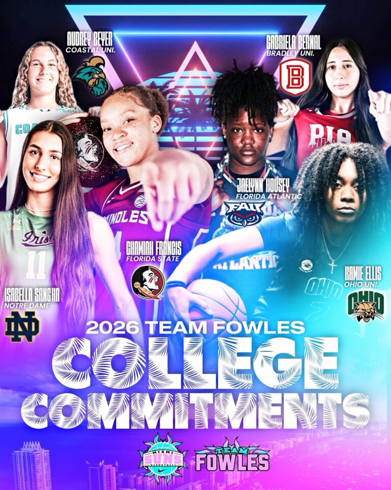 Miami Suns 2026 Team Fowles College Signees Announced